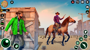 Western Cowboy Game Horse Ride Screenshot 0
