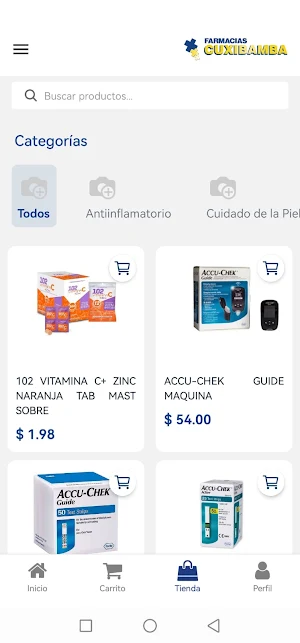 Farmacias Cuxibamba Screenshot 2