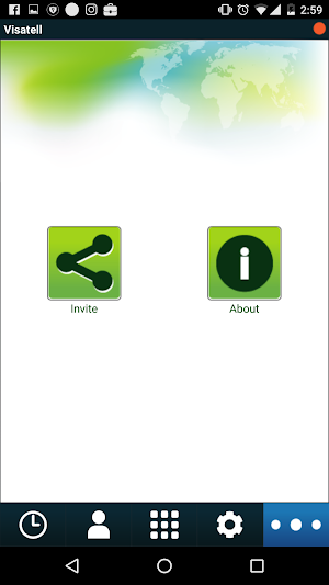 Visatell dialer Screenshot 1
