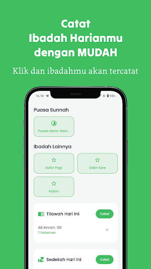 Amaluna - Ibadah Tracker Screenshot 2