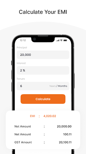 EMI Calculator Screenshot 2