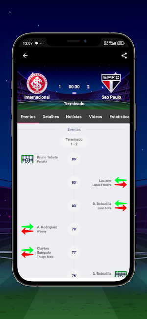 Futebol Brazil Pro – Ao Vivo Screenshot 2