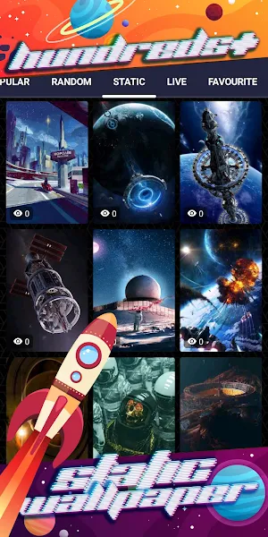 space wallpaper Screenshot 3