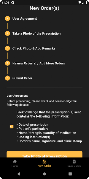 Rx Order Screenshot 3