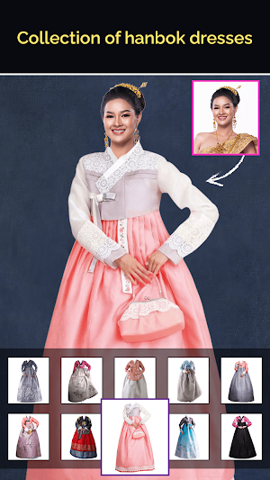 Hanbok Wedding Dress Editor Screenshot 2
