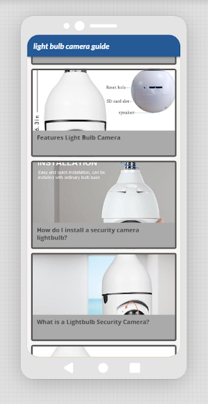 Light Bulb Camera App Guide Screenshot 3