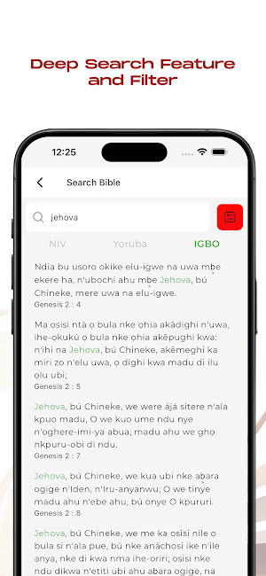 Yoruba Igbo Bible Offline Screenshot 3
