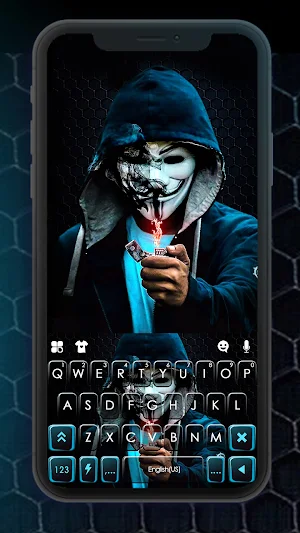 Anonymous Lighter Keyboard Background Screenshot 0