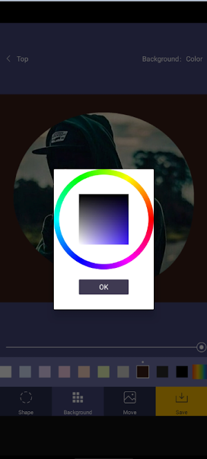 Round Photo : profile picture Screenshot 1