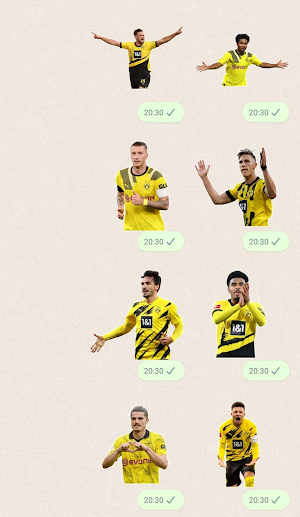 Borussia Dortmund Stickers Screenshot 3