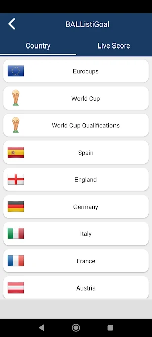 Football Scores, Statistics Screenshot 0
