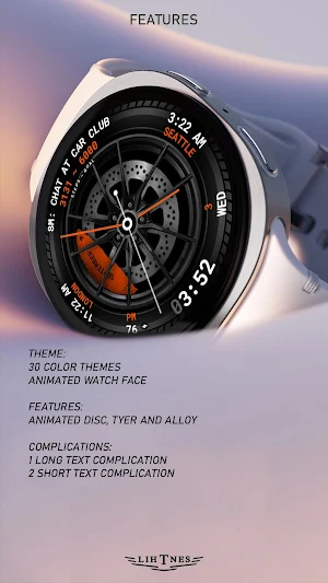 Car Alloy Watch Face 112 Screenshot 3