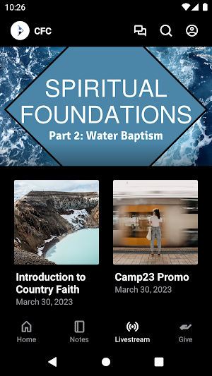 Country Faith Church Screenshot 2
