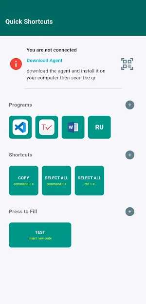 Quick Shortcuts Screenshot 1