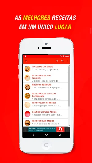Receitas de Minuto Screenshot 0