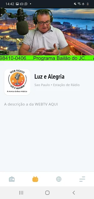 Web Rádio Luz e Alegria Screenshot 2