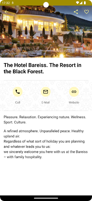Hotel Bareiss Screenshot 0