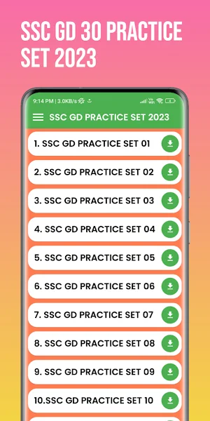 SSC GD Practice Papers 2023 Screenshot 1