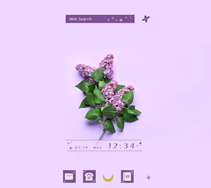 Lilacs Theme +HOME Screenshot 0