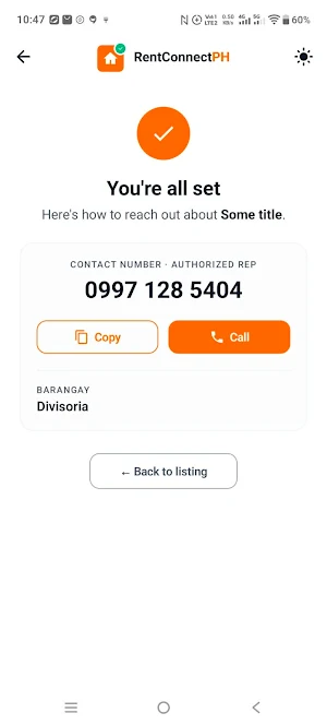 RentConnectPH Screenshot 3