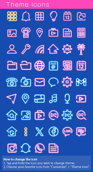 City Pop Theme +HOME Screenshot 3