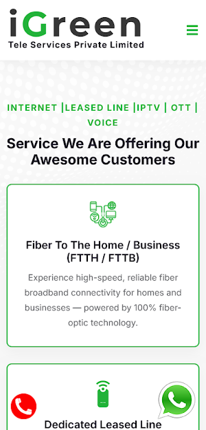 IGREEN TELE SERVICES PVT LTD Screenshot 2