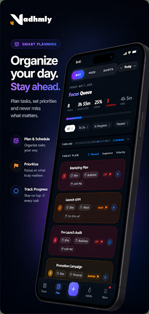 Nadhmly — Productivity OS Screenshot 2