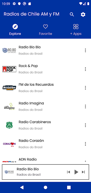 Radios de Chile en vivo Screenshot 1