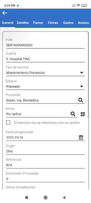 TINC CMMS IS Screenshot 3