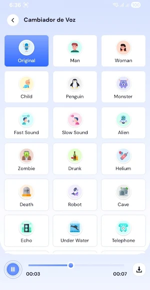 Robot Voice Changer: Live Mic Screenshot 0