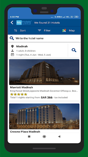 MyHotels - Hotels and Resorts Screenshot 1
