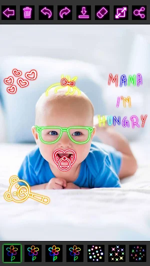 Glow Draw Photo Editor Screenshot 2