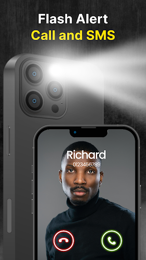 FlashLight App - Flash Alert Screenshot 0