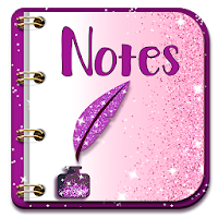 Glitter Notepad Notes