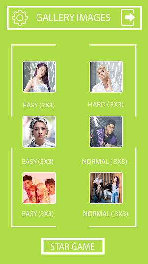 K.A.R.D Slide Puzzle Challenge Screenshot 1
