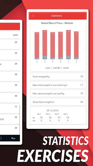 50 Workouts for GYM Screenshot 3