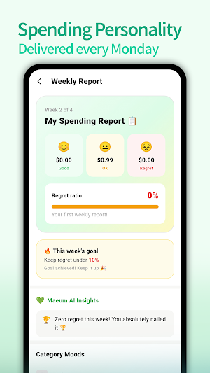 Mindful Budget: Expense & Mood Screenshot 2