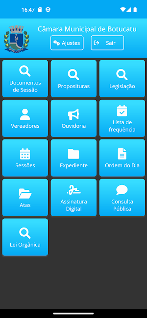 Câmara Municipal de Botucatu Screenshot 0