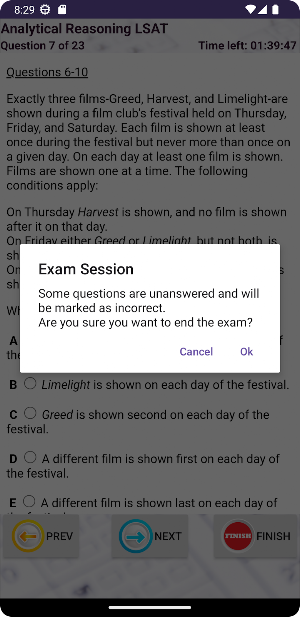 LSAT Prep Test Screenshot 3