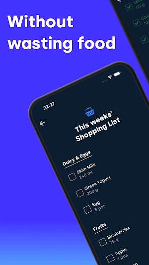 IQMeals Planner & Grocery list Screenshot 3