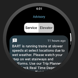 BART - Train Schedule Screenshot 1