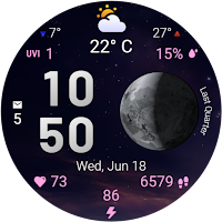 Moon & Weather watchface