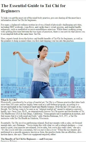 How to Do Tai Chi Training Screenshot 0