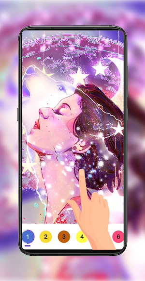 Werewolf&the Moon:Color Master by Number Package Screenshot 0