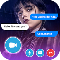 Wednesday Addams Video Call