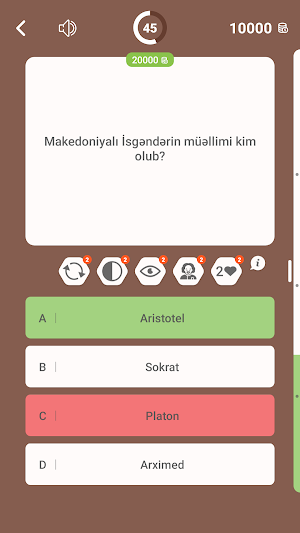 Milyonçu -Dünya Tarixi, Sual Cavab, Söz Oyun, Test Screenshot 2