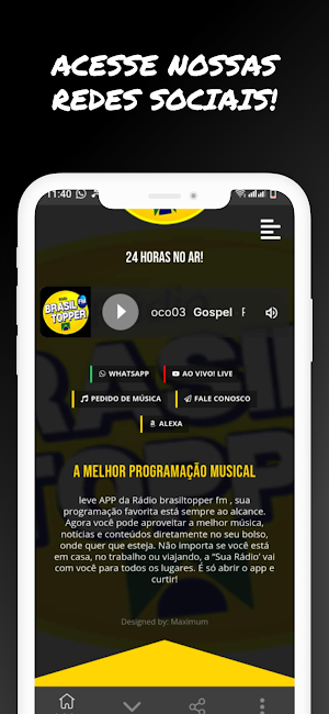 Rádio Brasil Topper Screenshot 2