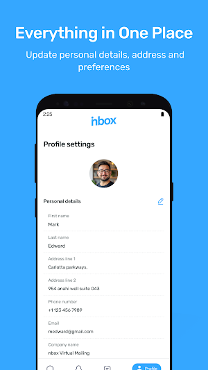 nbox virtual mailing Screenshot 3