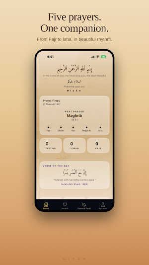 MĪZĀN: Islamic AI Companion Screenshot 0