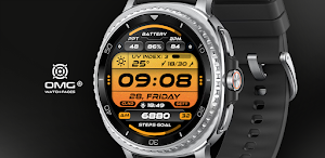 OMG 348 Digital Watch Face Screenshot 0